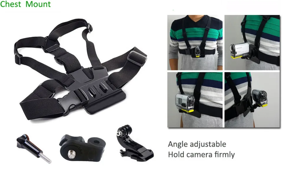 12 в 1 Набор аксессуаров для Nikon KeyMission 360 170 80 Gopro Hero 8 7 6 Black 5 4 3 Drift Innovation Stealth 2 HD Ghost-S