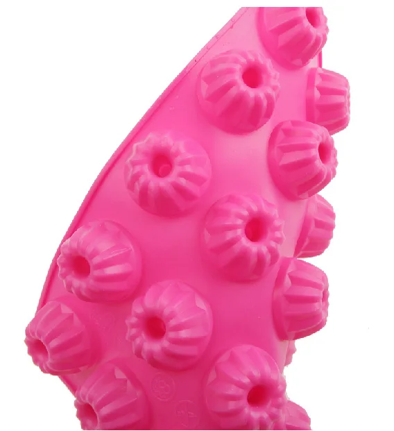 Мини причудливый 20 полости бандит Savarin торт Пан шифон плесень Силиконовая форма