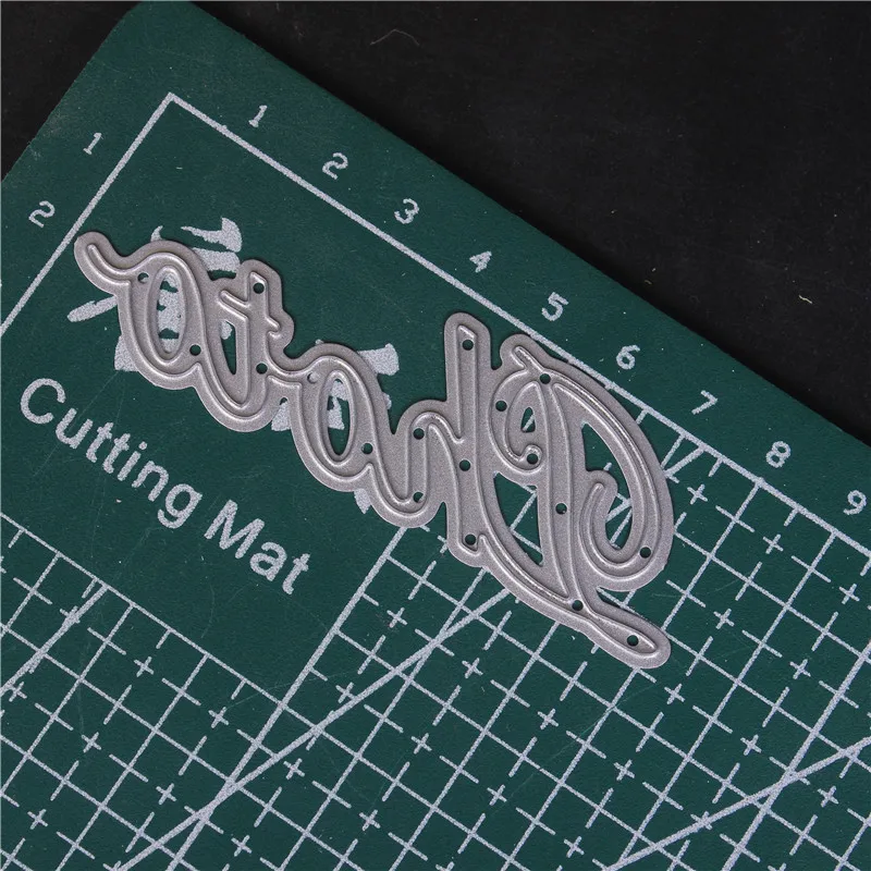 Французские слова металлические штампы форма ножа скрапбук бумага ремесло