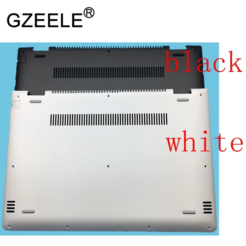 

GZEELE NEW For lenovo YOGA 510-14 510-14ISK FLEX4-14 Flex 4-1470 Flex 4-1480 Laptop Bottom Base Case Cover black / white lower