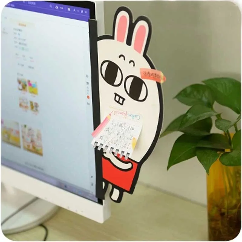 Доска сообщений для компьютера с изображением мультяшных животных акриловая