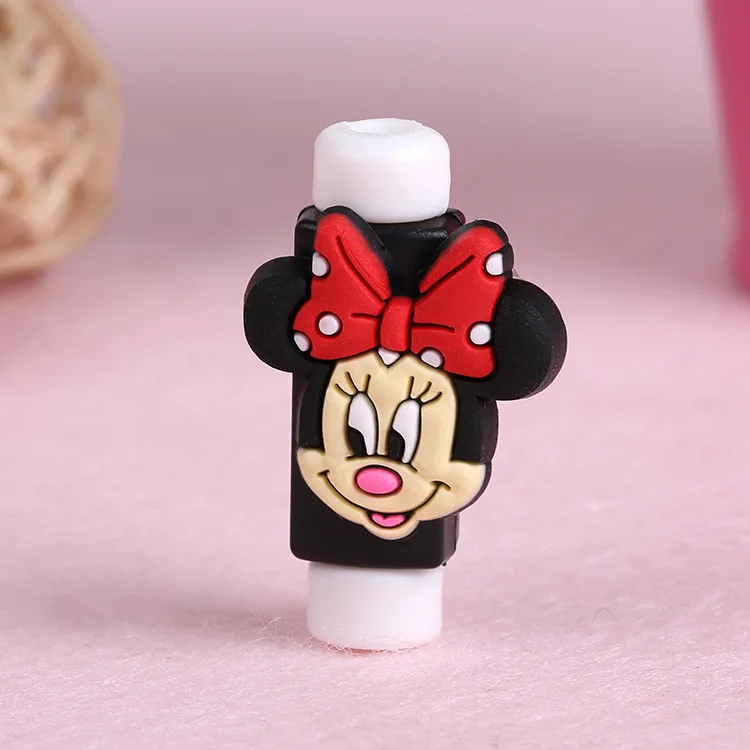 50 шт. мультяшный кабель протектор для iPhone4 4S 5 5S 6 6plus 6s 7 8 зарядка через usb данных сетевой шнур протектор чехол кабель защитный чехол для кабеля