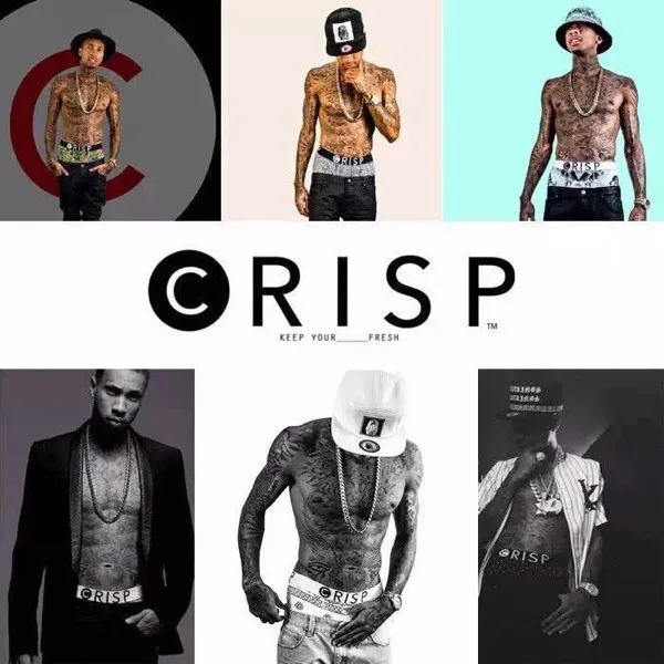 Мужское нижнее белье в стиле хип хоп хлопковые спандексные длинные трусы