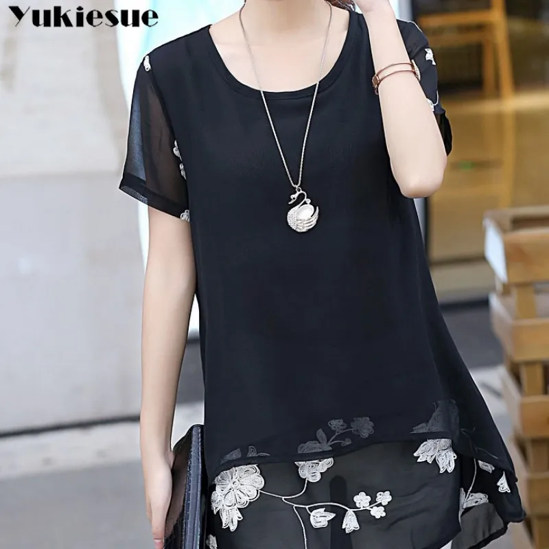 Женские рубашки с цветочной вышивкой Новое поступление весна лето 2018 блузки