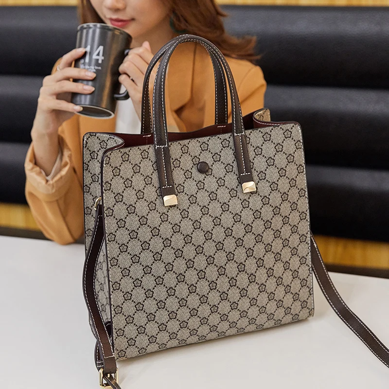 

Fashion Women large capacity Business Handbags Ladies Travel Shoulder Top quality Crossbody Bags High-capacity Bucket Bags 2019