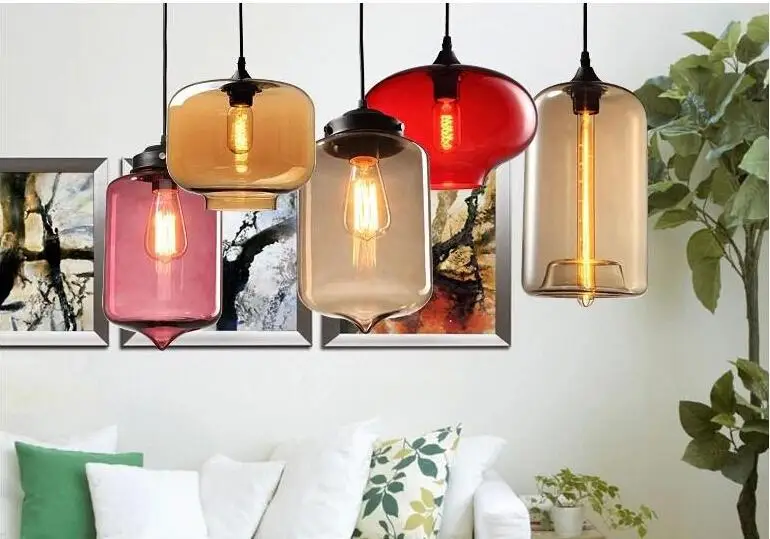 Горячая Распродажа современные стеклянные подвесные светильники стеклянный