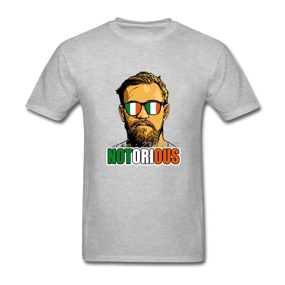 Мужская Дизайнерская футболка Conor Mcgregor роскошная хипстерская с коротким рукавом