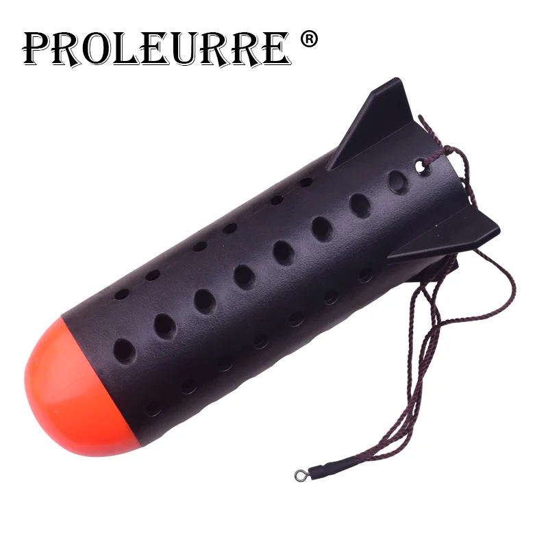 

1Pcs Carp fishing Feeder Rockets bait thrower Gear pit organ Pellet Holder Lure Tools Sea pole dedicated play nest device