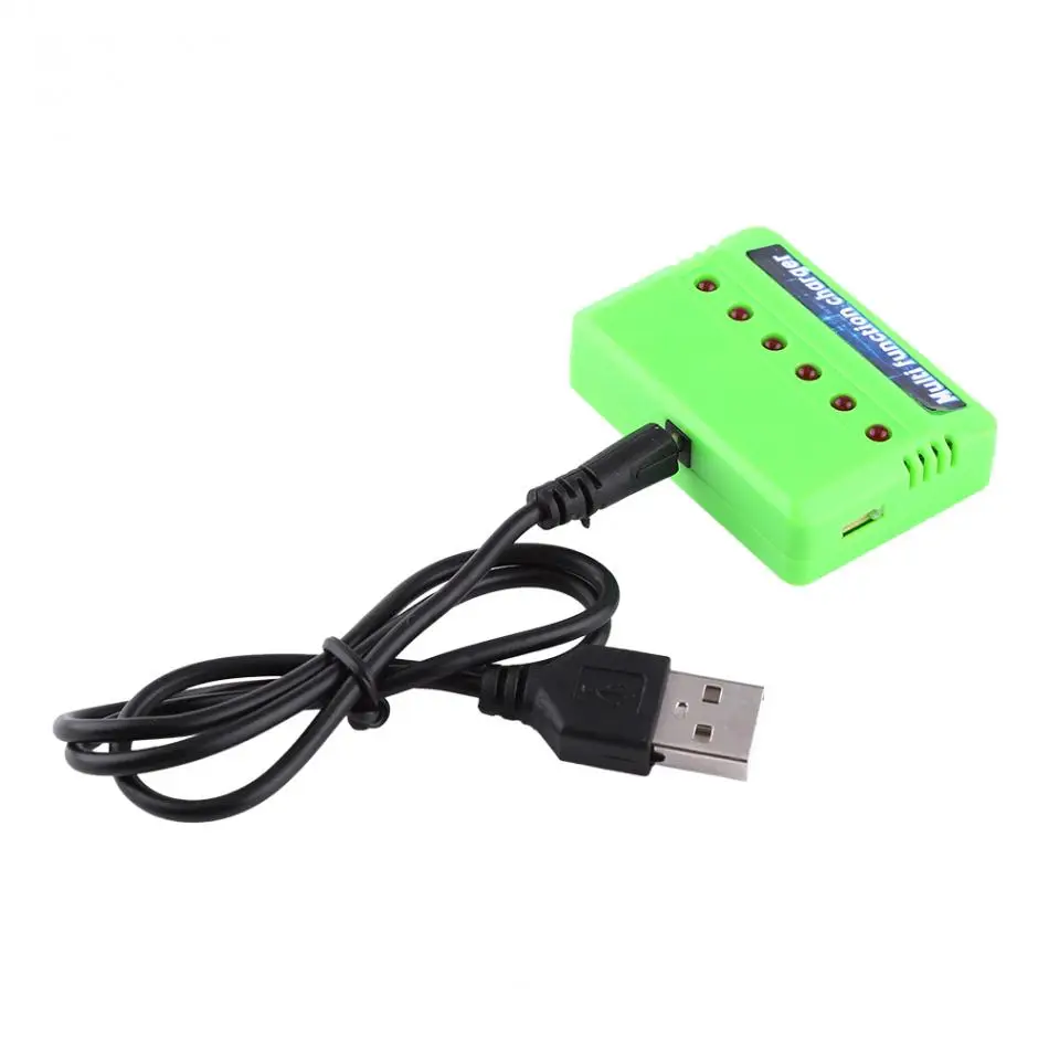 6 в 1 3 7 В Li Po зарядное устройство для Syma X5C с USB кабелем многофункциональное RC Quadrotor