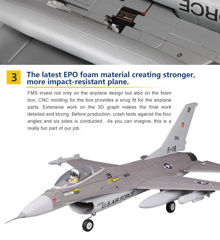 FMS 64 мм F16 F-16 V2 Vigilantes воздуховод вентилятор EDF Jet серый EPO Масштаб RC Самолет Истребитель модель Хобби Самолет авиация Avion PNP