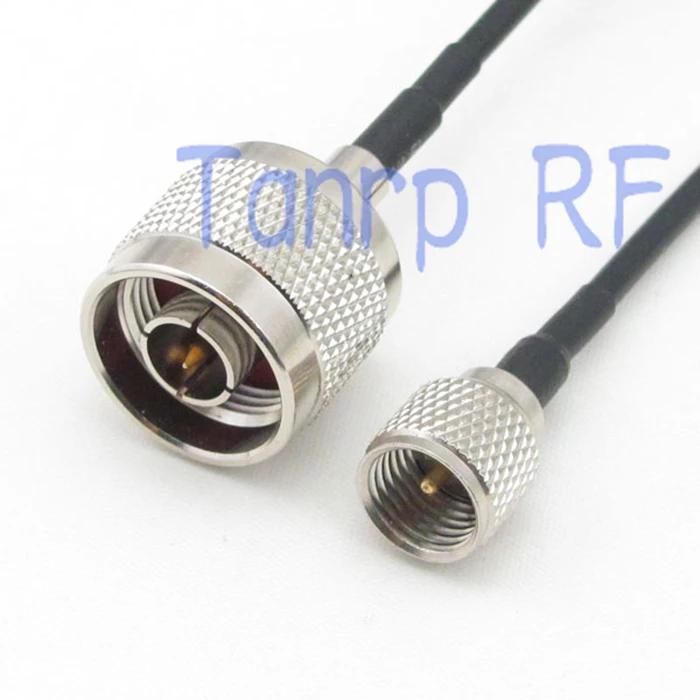 8-дюймовый мини UHF штекер PL259 к N Штекер RF разъем адаптер 20 см коаксиальный