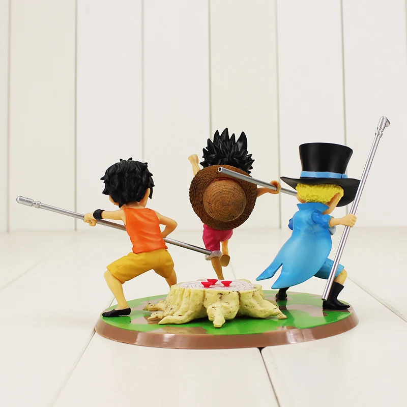 3 шт./лот аниме ASL Luffy Ace Sabo Three Brothers ПВХ экшн-фигурка Коллекционная модель игрушки