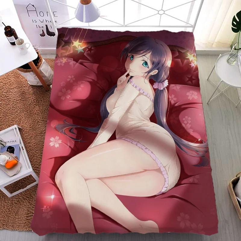 7 Августа обновление аниме Лав Лив! Minami Kotori& Уми Сонода& Маки нисикино кровать лист молоко и одеяло летнее одеяло 150x200 см - Цвет: 7