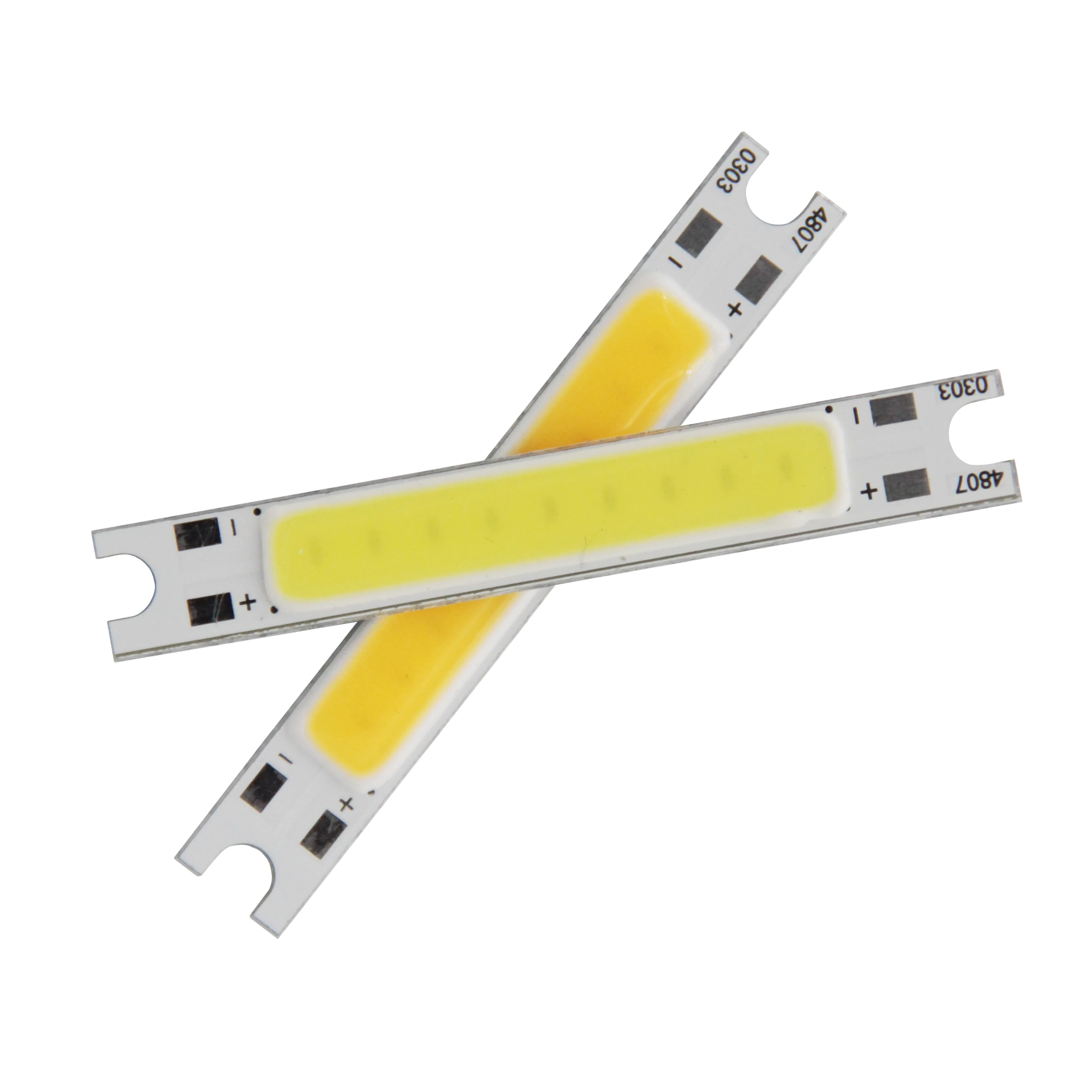 

10PCS Promotion 48mm 7mm 3W Dc 9V LED COB Strip Bulbs LED Flip Chip On Board High Lumen Lighting Source Module for Diy Wall Lamp