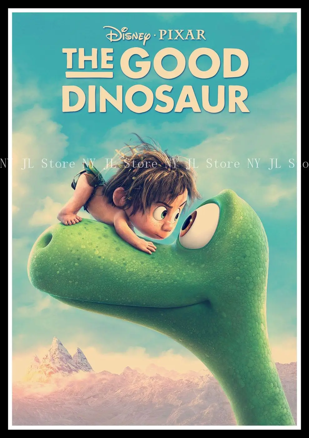 The Good Dinosaur плакат в стиле ретро из крафт бумаги декоративная настенная холщовая