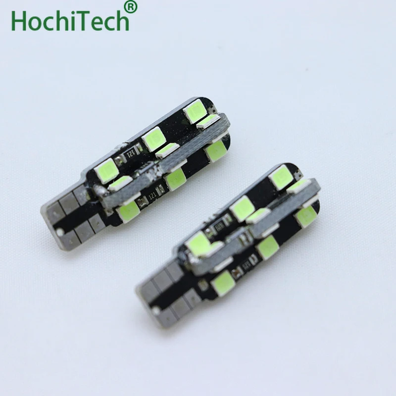 1 шт. W5W T10 Автомобильные светодиодные лампы 24 SMD боковой клиновидный купол