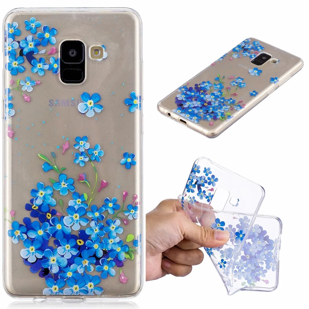 Для Samsung Galaxy A8 2018 чехол милый мягкий Силиконовый ТПУ для SM-A830 A830F A8300 Чехлы
