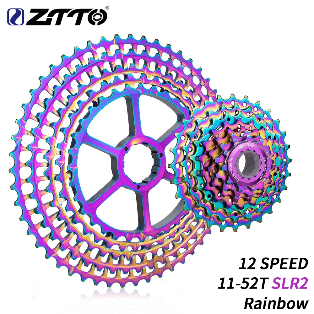 Велосипед ZTTO MTB 12 Скоростей 11 52T SLR2 Сверхлегкая кассета Rainbow k7 S ток в CNC K7 свободное