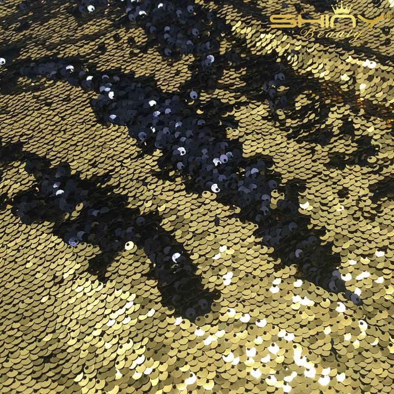 ShinyBeauty обратимые блесток фон Curtain 8ft x русалка рыбьей чешуи Sequin Ткань/фотографии