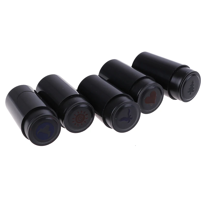 Случайный Быстросохнущий пластиковый штамп для мяча гольфа маркер печати