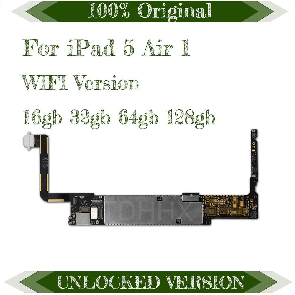 A1474/A1475 или A1476 оригинальная разблокированная для Ipad 5 материнская плата Wifi-cellular для Ipad Air 1 Материнская плата с системой IOS