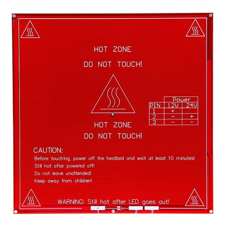 Тепловая плата Geeetech RAMPS PCB MK2B двойная мощность 12/24 в горячая плита Мендель 214 мм * 1 6
