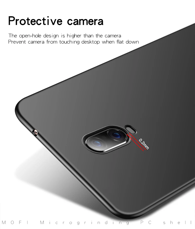 Чехол для Oneplus 6 T чехол MOFI One plus PC задняя крышка 1 + задний Жесткий защитный OP6T