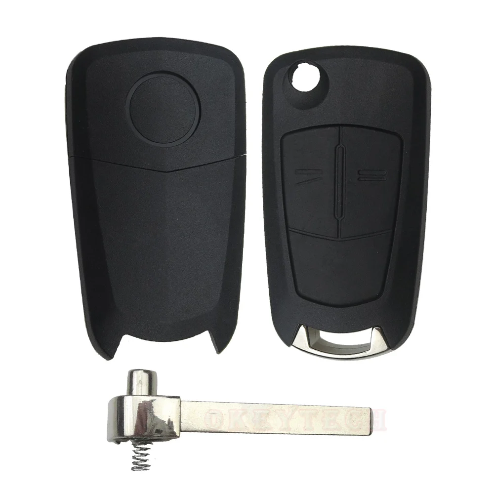 Складной чехол для автомобильного ключа с двумя кнопками OkeyTech накладка