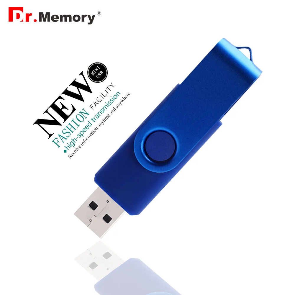 Красочные металлические OTG USB флеш накопитель 64Гб 2in1 Android 32 ГБ для мобильный