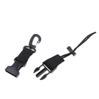 Подводный ремень для дайвинга, фонарь светильник, держатель, БЫСТРОРАЗЪЕМНАЯ пряжка, черный нейлон, снаряжение для дайвинга