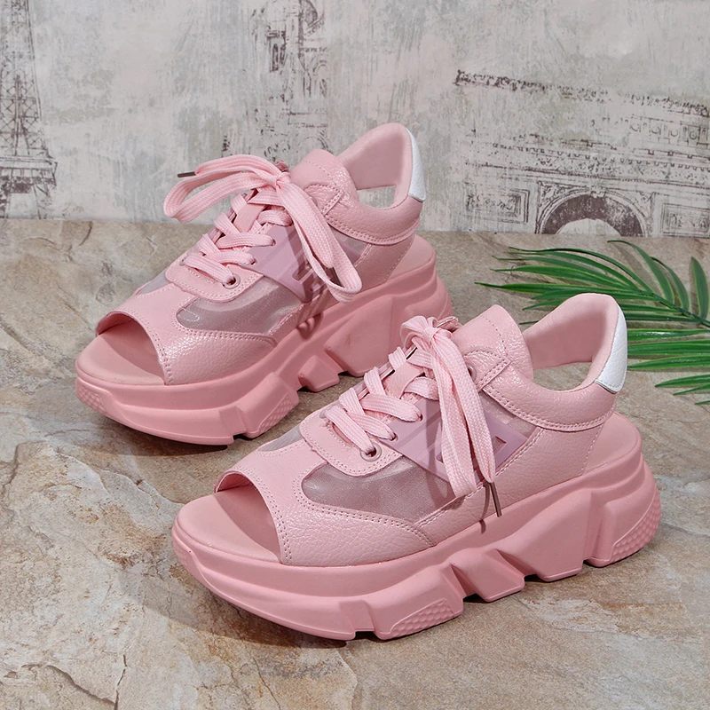 Женские сандалии женские на платформе обувь без шнуровки Sandalias De Verano Mujer Летняя