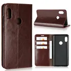 Чехол-книжка для Xiaomi Mi A2, из натуральной кожи