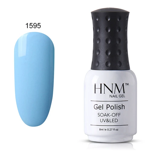 HNM 8 мл Лак для ногтей светильник цветной Nagellak УФ светодиодный лак для ногтей Vernis Полуперманентная краска для грунтовки гель лак Vernis a Ongle - Цвет: 1595
