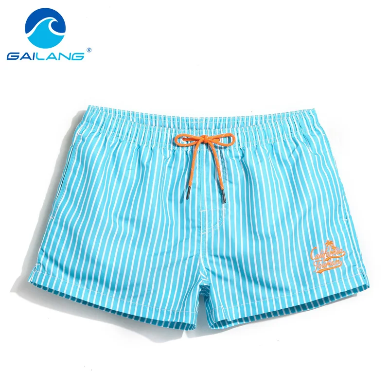 Бренд Gailang мужские пляжные шорты быстросохнущие купальники короткие штаны