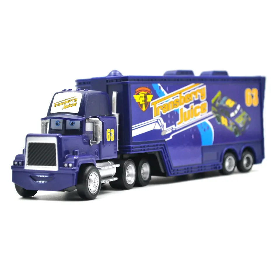 Disney Pixar Cars 3 9 видов стилей Mack Truck McQueen дядюшка 1:55 литье под давлением из металлического сплава и пластика модель игрушки автомобиль Подарки для детей