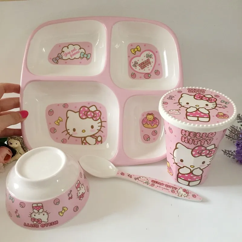 Новая модная дизайнерская безопасная меламиновая миска для кормления детей с