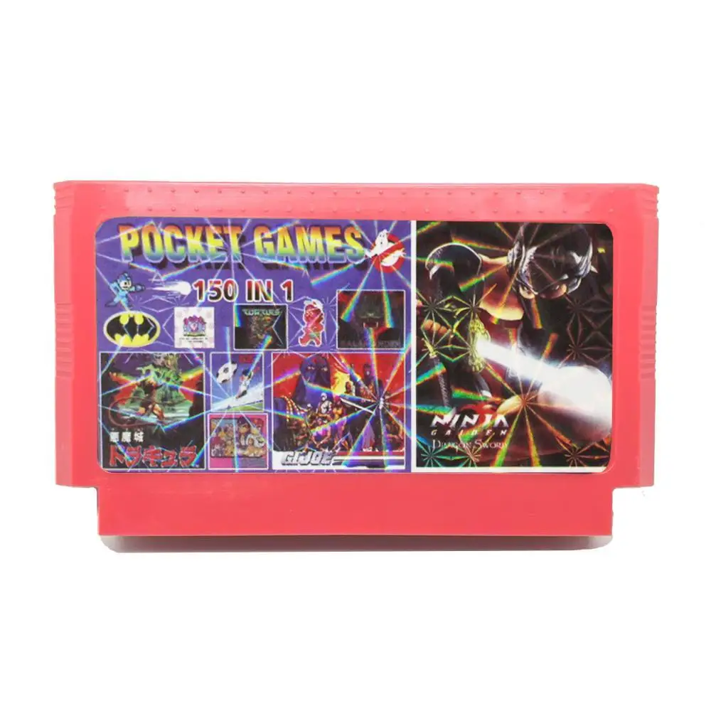 Картридж 150 в 1 для консоли 8 bit 60 Pin с Rockman1 2 3 4 5 6 | Электроника