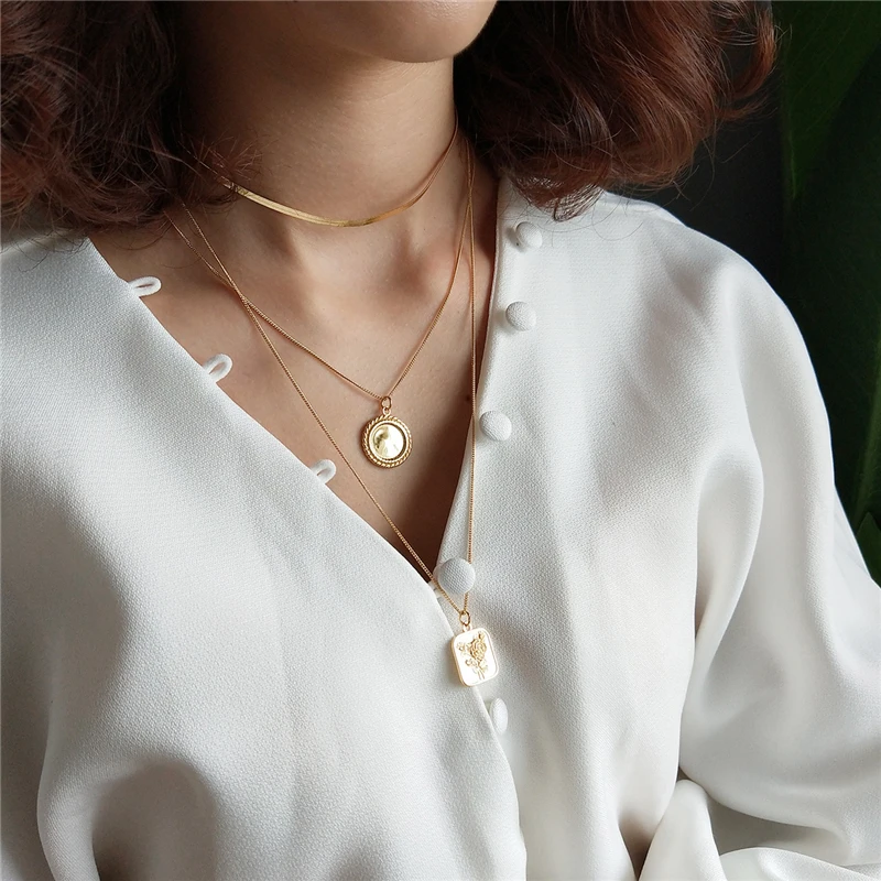 

Женское ожерелье из серебра 925 пробы, 45 см/55 см