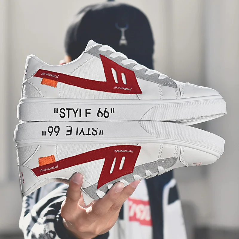 Модная обувь мужская Повседневная Белый Черный superstar sneakers искусственная кожа