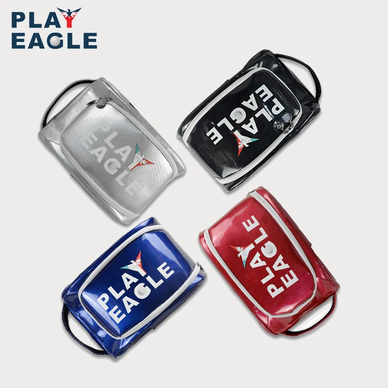 PLAYEAGLE crystal PU водонепроницаемый мешок для обуви для гольфа мини портативный мешок для гольфа