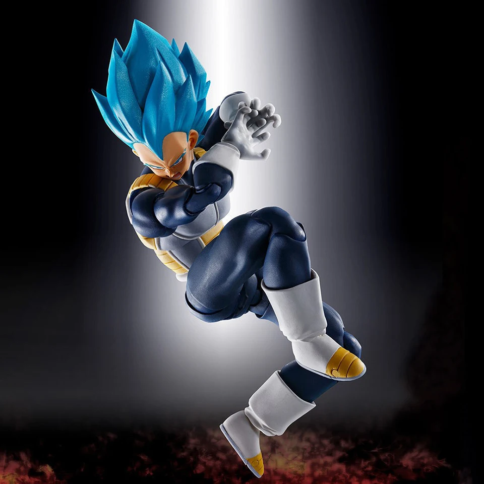 Tronzo Bandai Tamashii нациями даргон мяч с изображением супер вегеты SHF SSJ Синий Красный ПВХ фигурка Супер Саян Бог модель игрушки