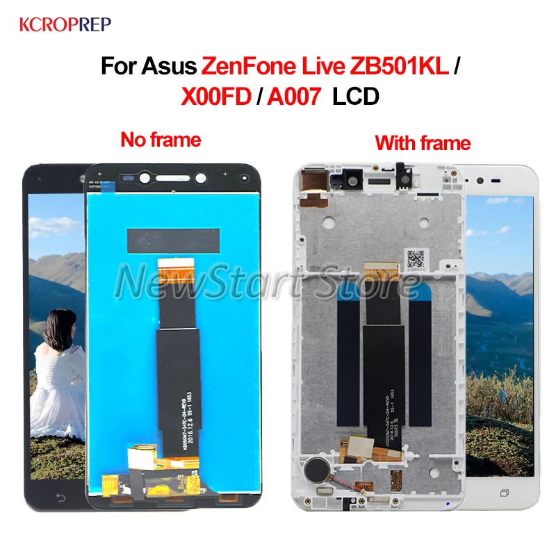 ЖК дисплей с дигитайзером сенсорного экрана в сборе для Asus ZenFone Live ZB501KL X00FD A007