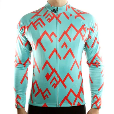 Racmmer теплый Pro зимний термальный флисовый Джерси для велоспорта Ropa Ciclismo Mtb с длинным рукавом мужская велосипедная Одежда Майо# ZR-15 - Цвет: Pic Color
