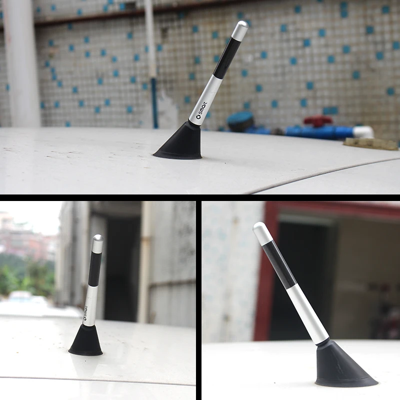 Углеродное волокно Радио Автомобильная антенна сигнал для smart 453 Forfour 451 fortwo 4 7