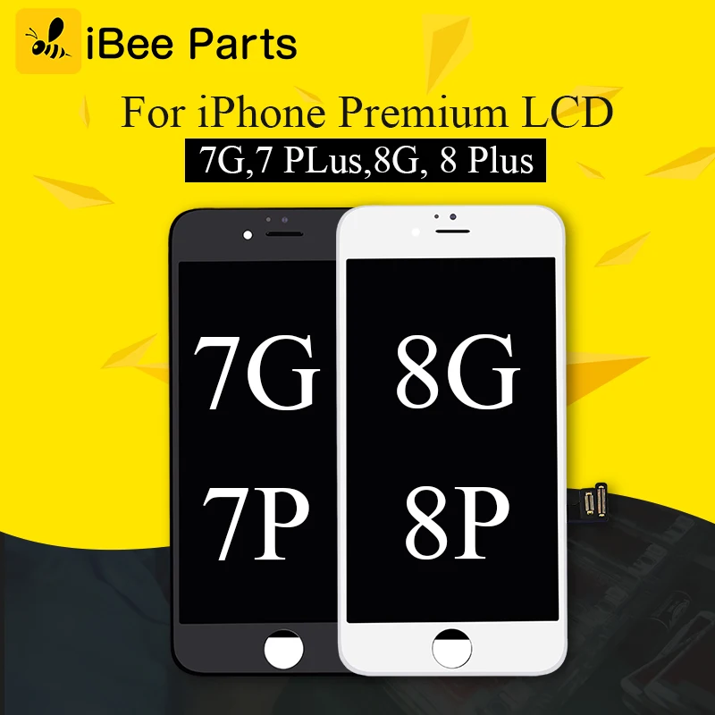 Запчасти iBee 10 шт. премиум класс для iPhone 7 Plus 8 ЖК дисплей сенсорный экран стекло в