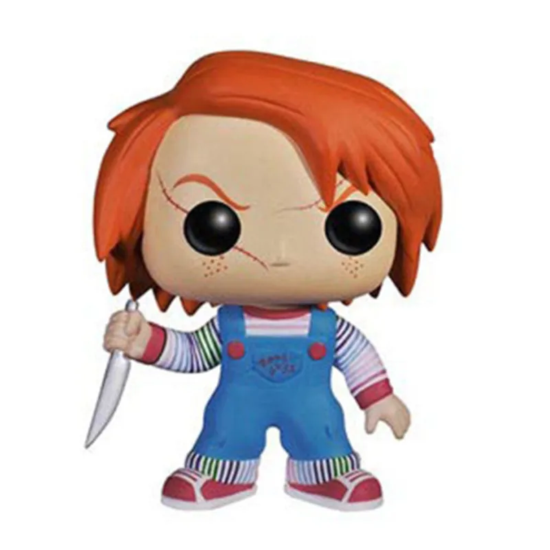 N-Chucky-56 Funko POP IT 472#/473# Pennywise фигурка#52 Billy#51 Ghostface#56/#315 Чаки Коллекционная модель игрушки с коробкой - Цвет: N-Chucky-56