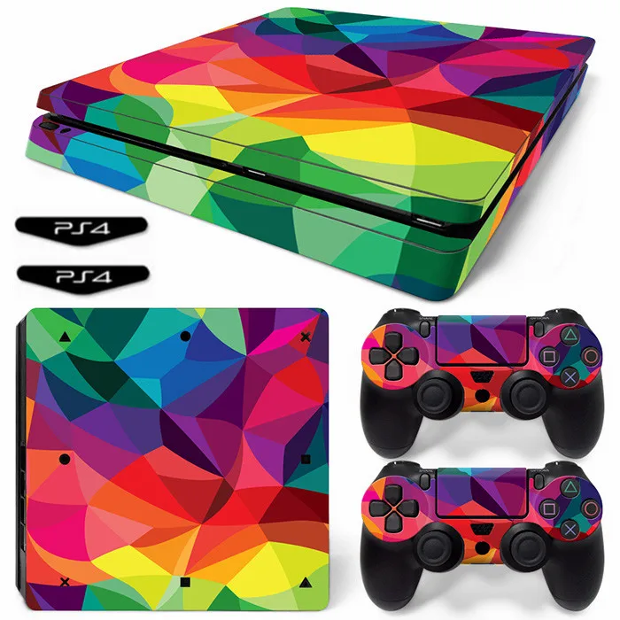 Наклейка для Ps4 Slim квадратная сетка виниловый чехол наклейка PS4 Skin Console и 2