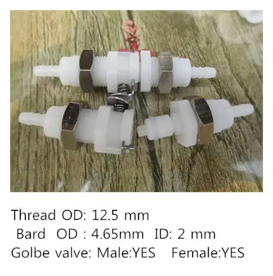 4.65 mm two valves 1 шт. CPC Тип БЫСТРОРАЗЪЕМНАЯ муфта 4,65 мм быстрый соединитель используется для труб диаметром 4 мм(внутренний диаметр - Цвет: 4.65 mm two valves