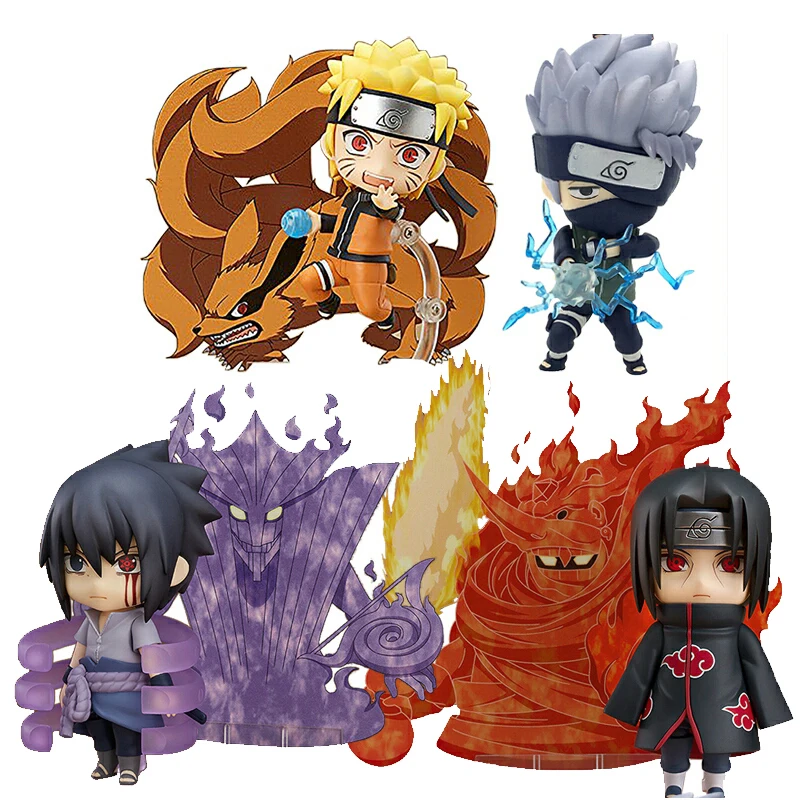 Nendoroid Наруто сурпуден Узумаки 682 Саскэ Утиха 707 Учиха Итачи 820 Какаши Хатаке 724 ПВХ