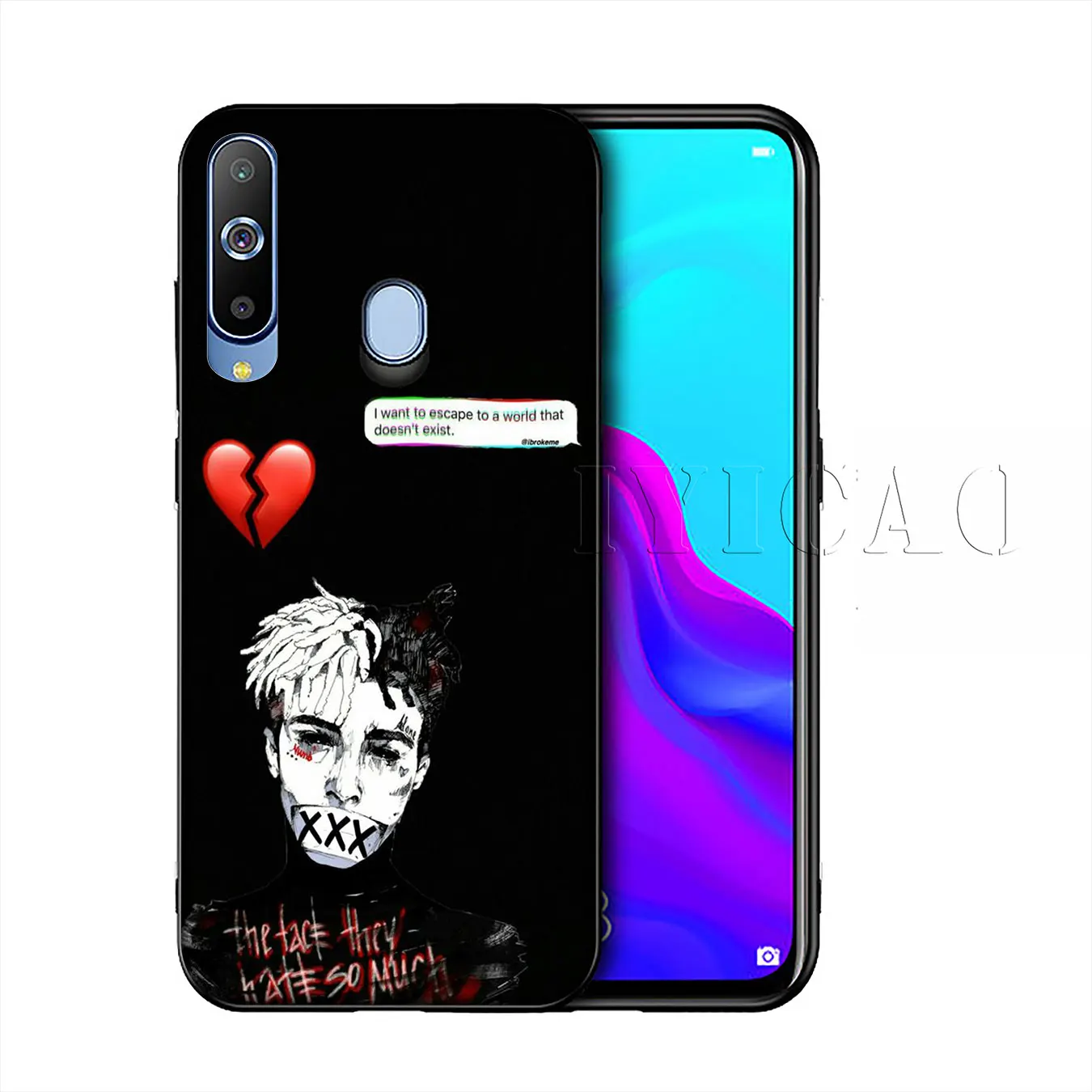 Лидер продаж модный силиконовый мягкий чехол IYICAO XXXTentacion для Samsung Galaxy A10 A30 A40 A50 A70 M10